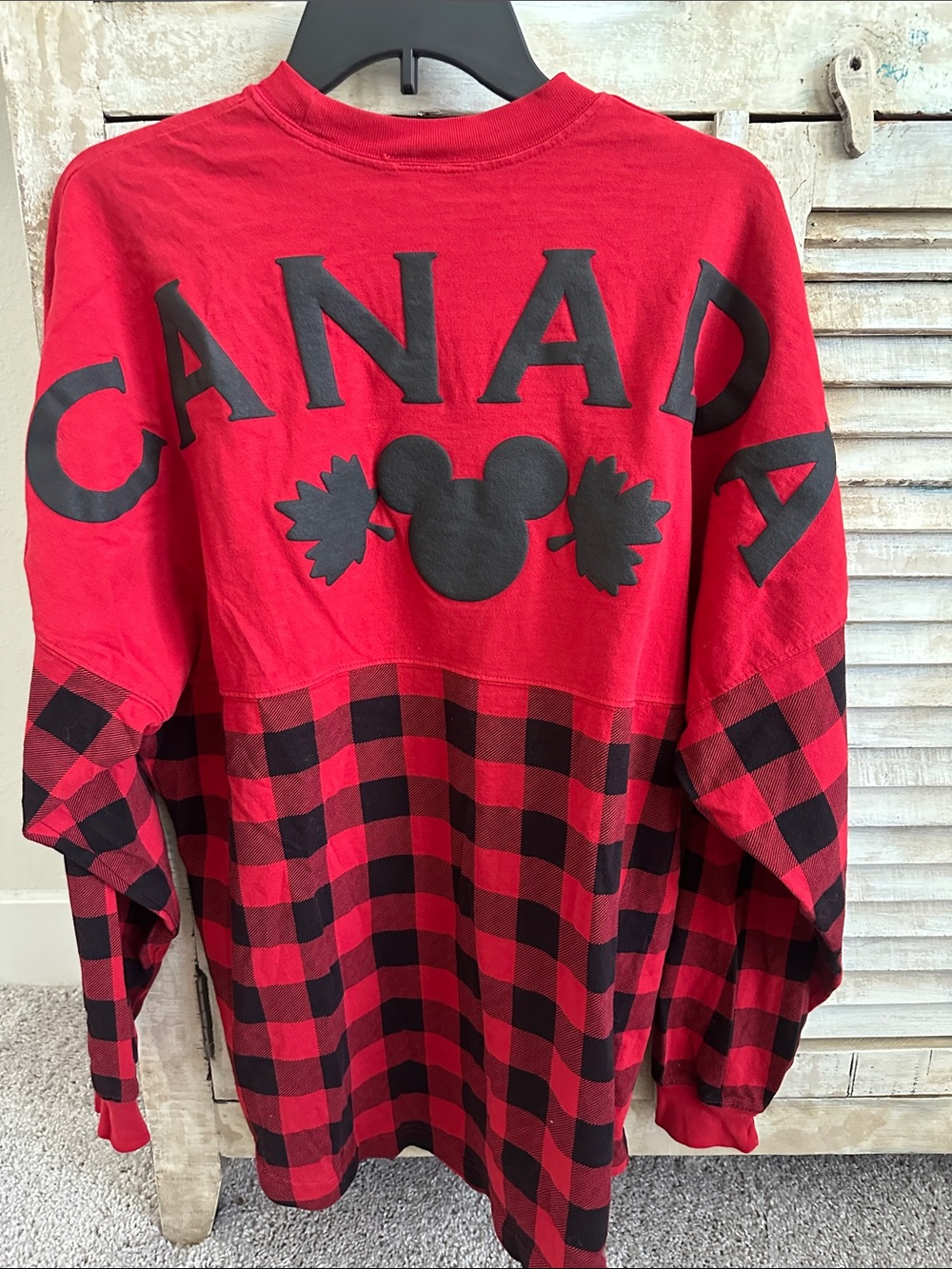 Disney World Epcot Canada 🇨🇦 Red and Black Canada Buffalo Plaid